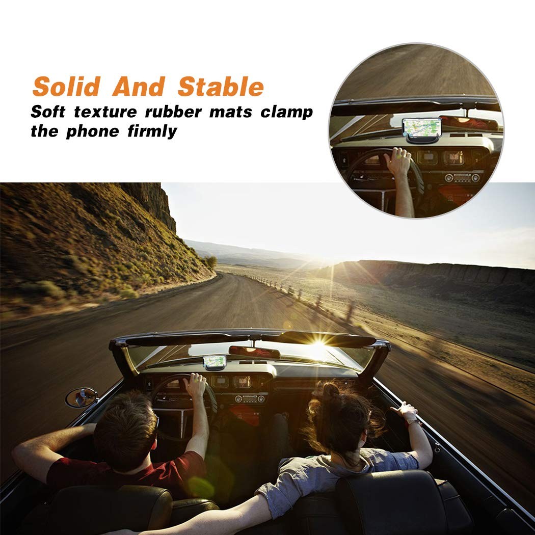 Non-Slip Silicone Car Dashboard Phone Holder – Stand & Mat for Smartphones