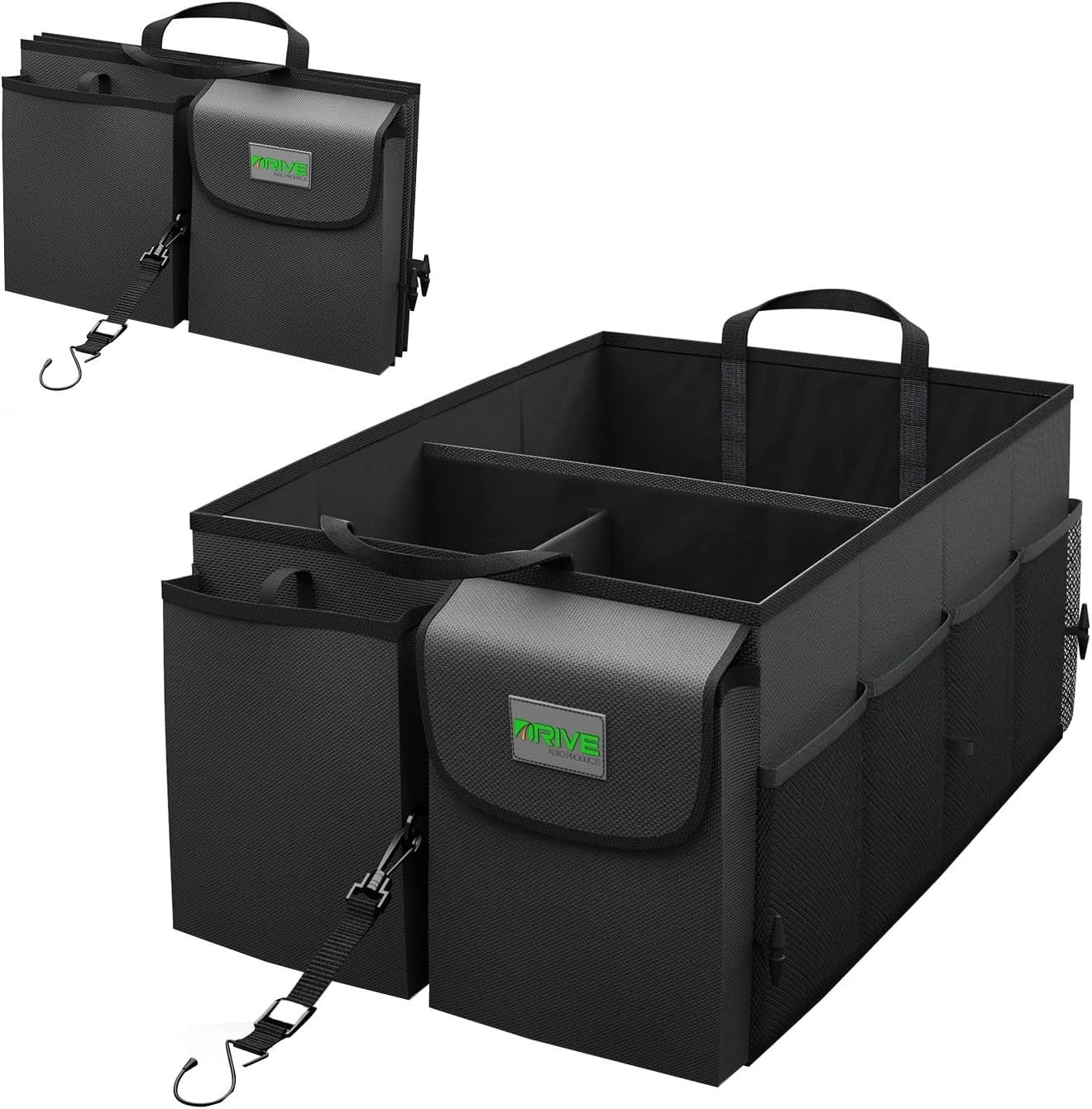 Large Collapsible Car Trunk Organizer – Storage Box for Vehicle Boot