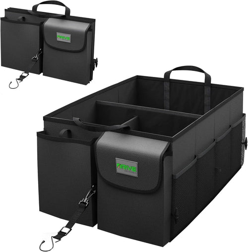 Large Collapsible Car Trunk Organizer – Storage Box for Vehicle Boot