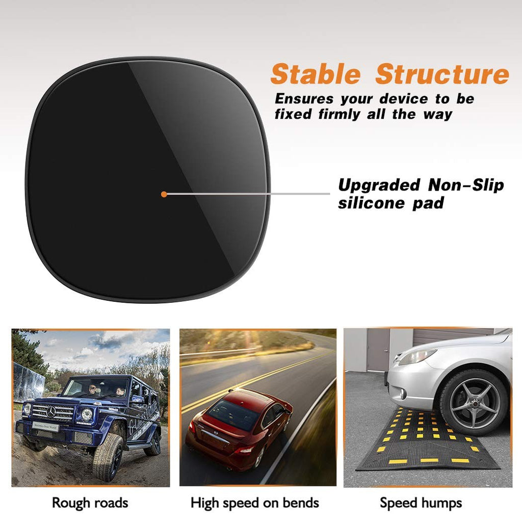 Non-Slip Silicone Car Dashboard Phone Holder – Stand & Mat for Smartphones