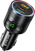 Syncwire CH93 Bluetooth 5.1 Car FM Transmitter with 38W PD & QC3.0 Fast Charging
